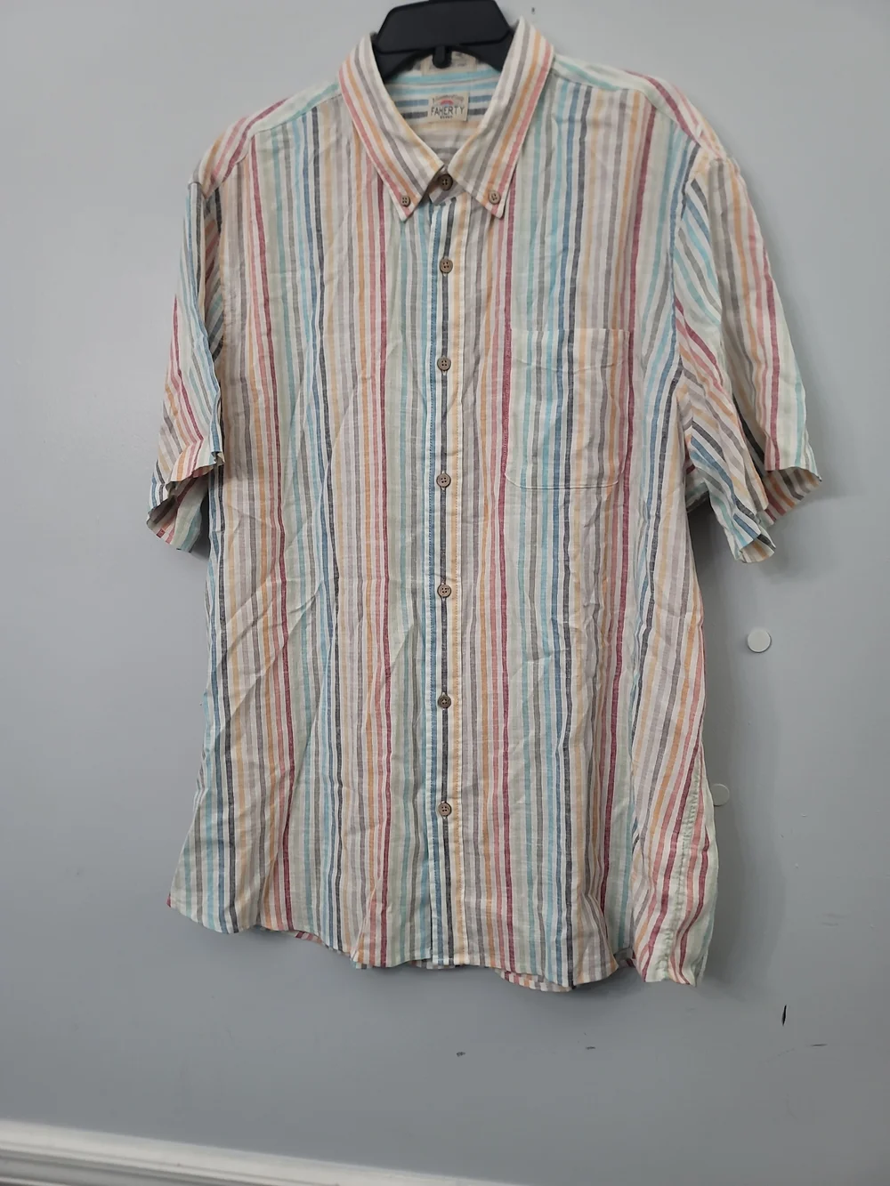 Faherty Short-Sleeve Breeze Shirt - Bay Reef